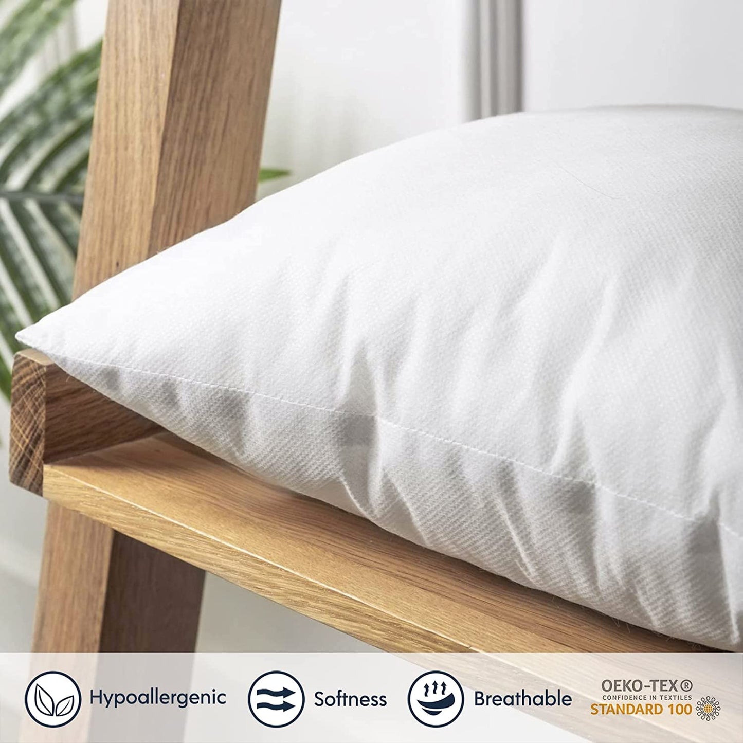 High Quality Custom Size Square White Pillow 100% Polyester Filling Cushion Insert Throw Pillow Inserts