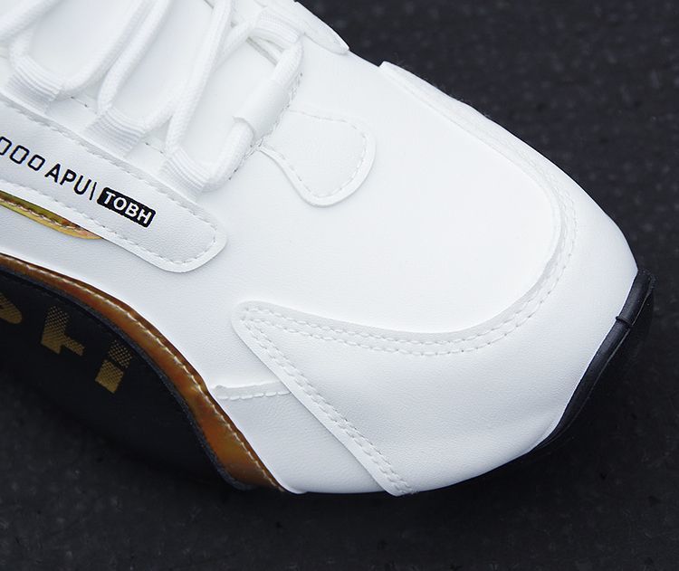 Mens New Casual Leather Sports Shoes Anti-Slippery Anti-Skid Air Cushion Style for Running Versatile Use Cross-Border Wholesale