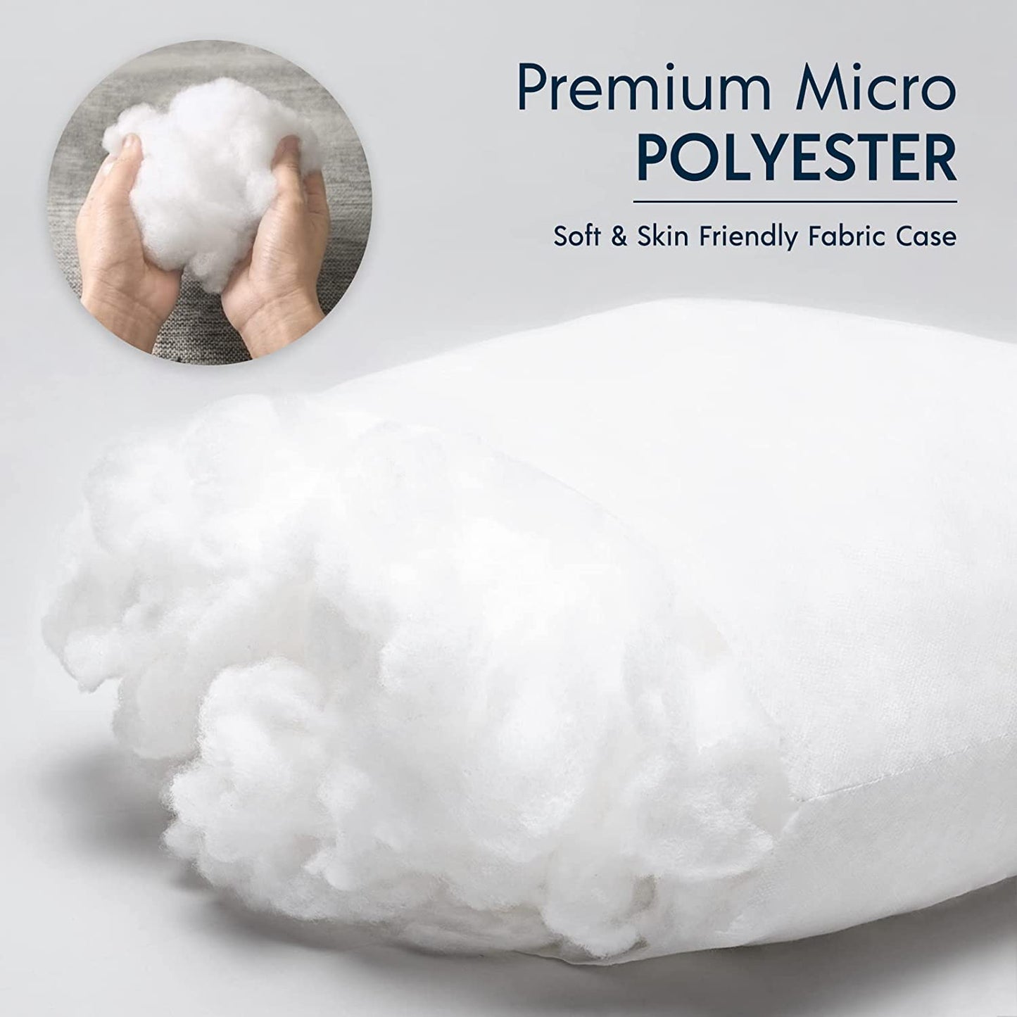High Quality Custom Size Square White Pillow 100% Polyester Filling Cushion Insert Throw Pillow Inserts