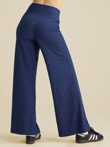 CloudKnit High Rise Wide Leg Pant