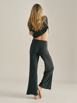 CloudKnit High Rise Wide Leg Pant