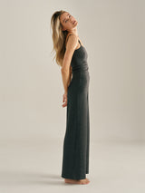 CloudKnit High Rise Wide Leg Pant