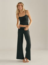 CloudKnit High Rise Wide Leg Pant